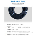 Cable fotovoltaico DC 25 mm 1500V Tuv Wires